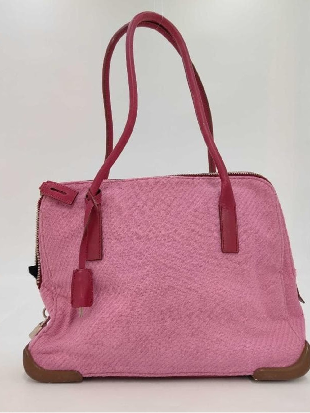 Prada Tote Bag with Leather Accents